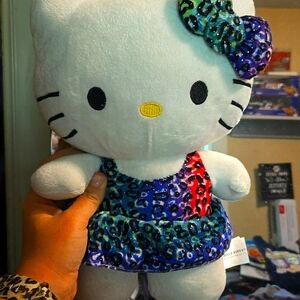 Hello Kitty Plush leopard rainbow dress 👗🌈 2015
